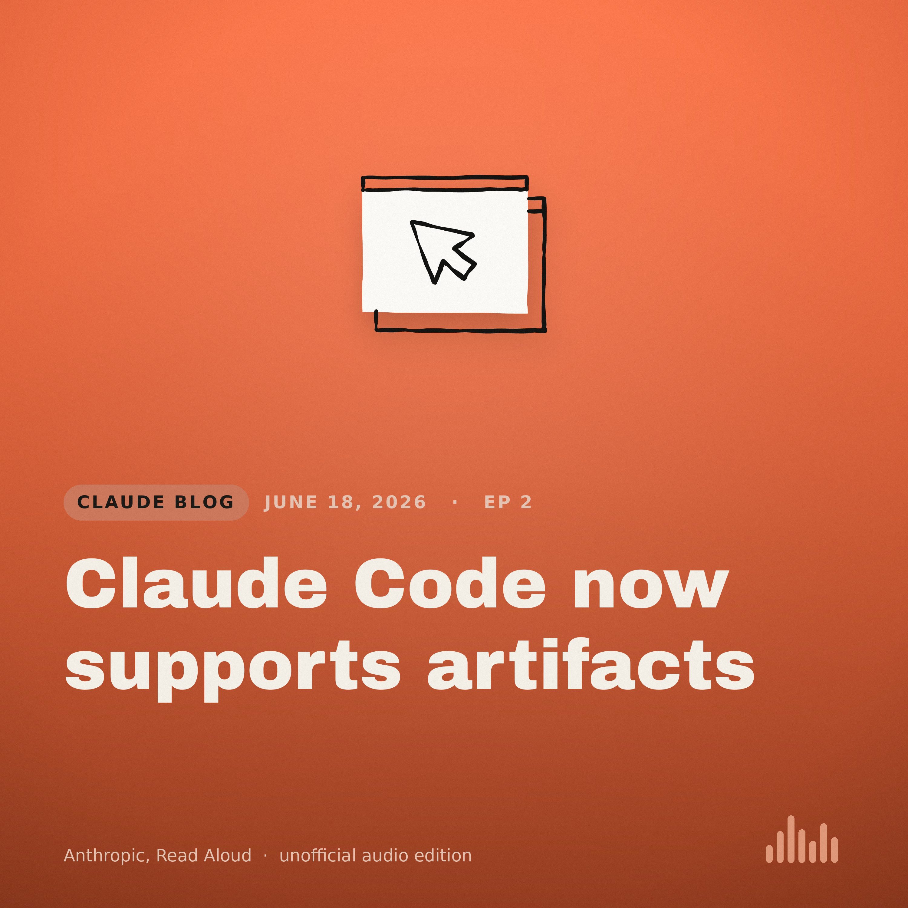 Episode artwork for “Claude Code now supports artifacts”