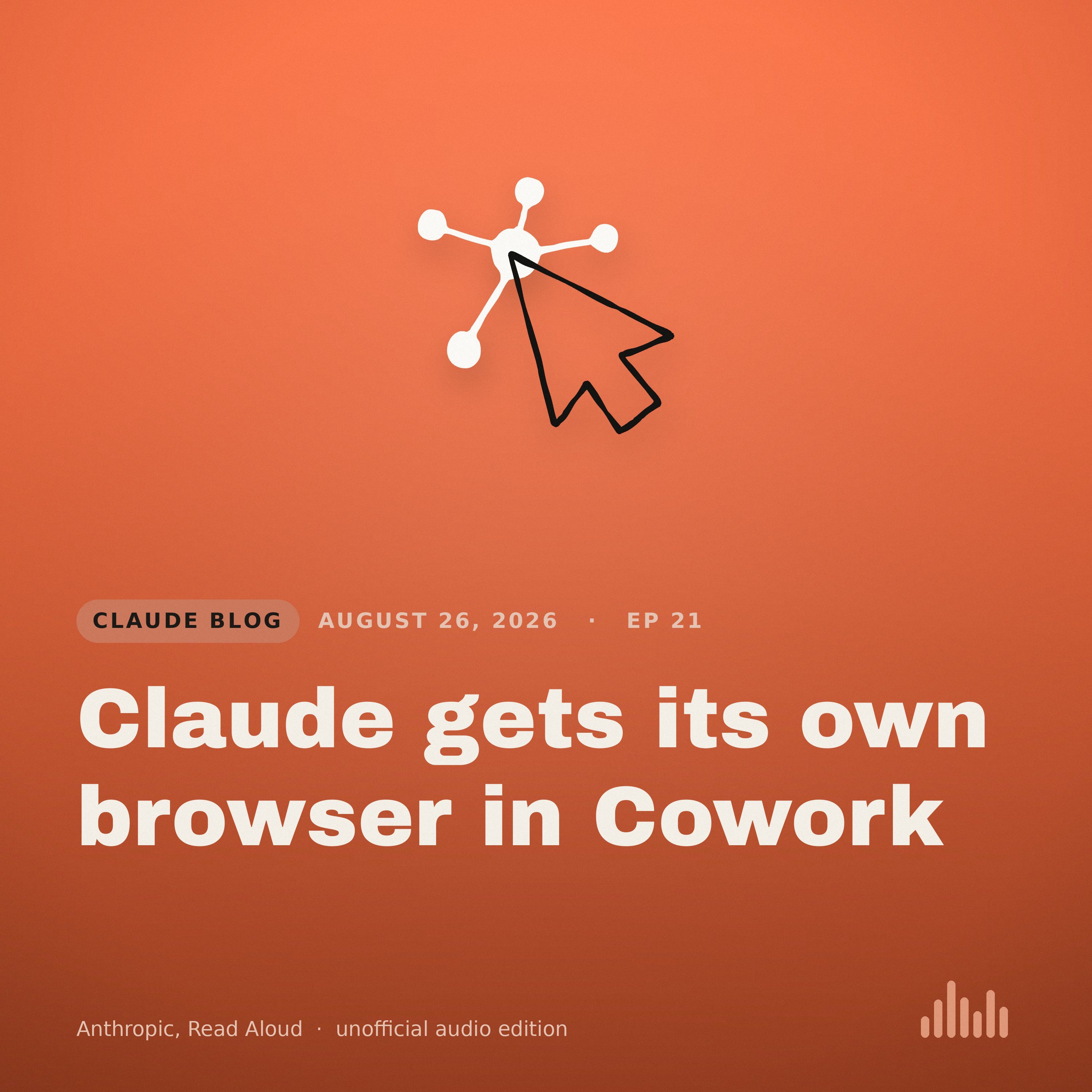Episode artwork for “Claude gets its own browser in Cowork”
