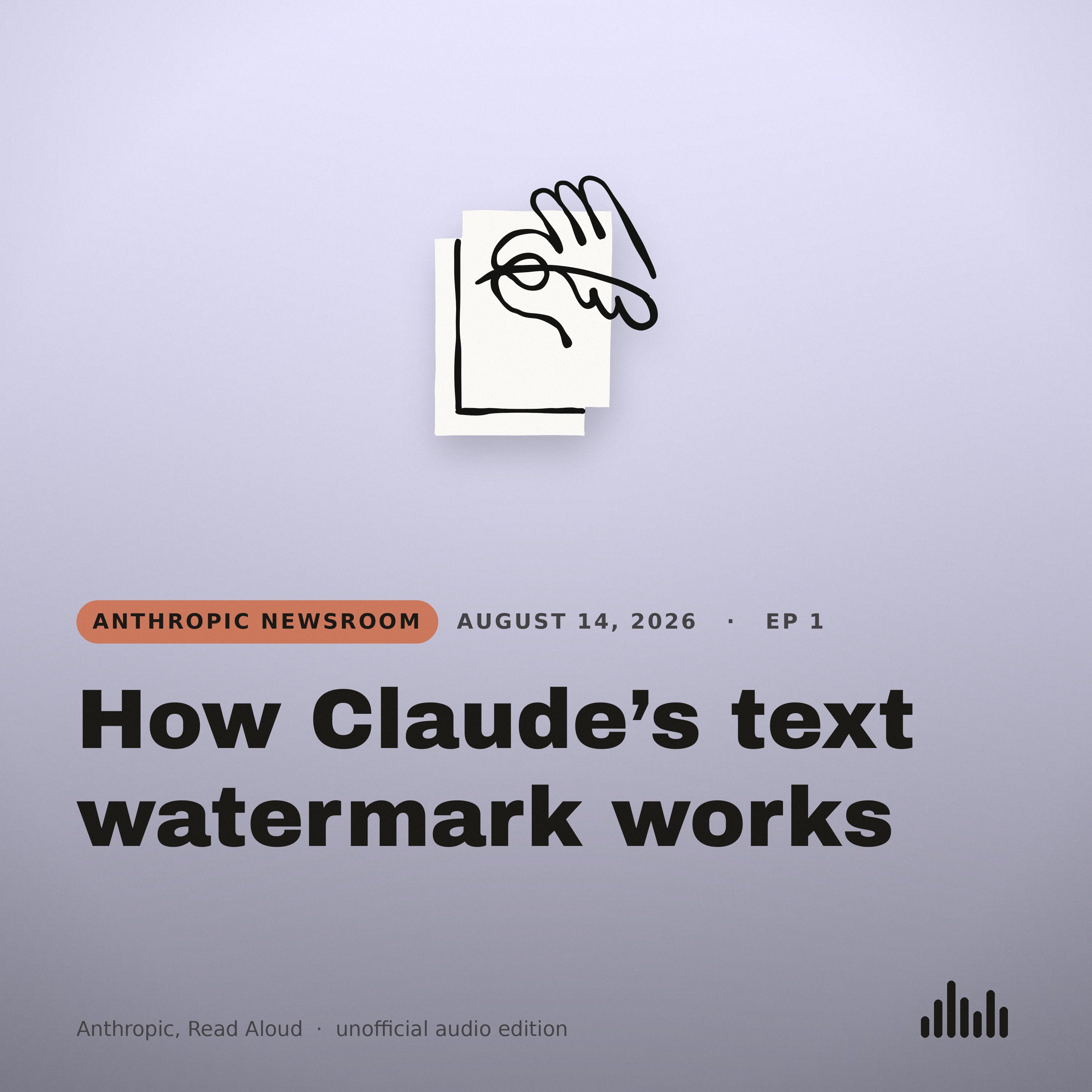 Episode artwork for “How Claude’s text watermark works”
