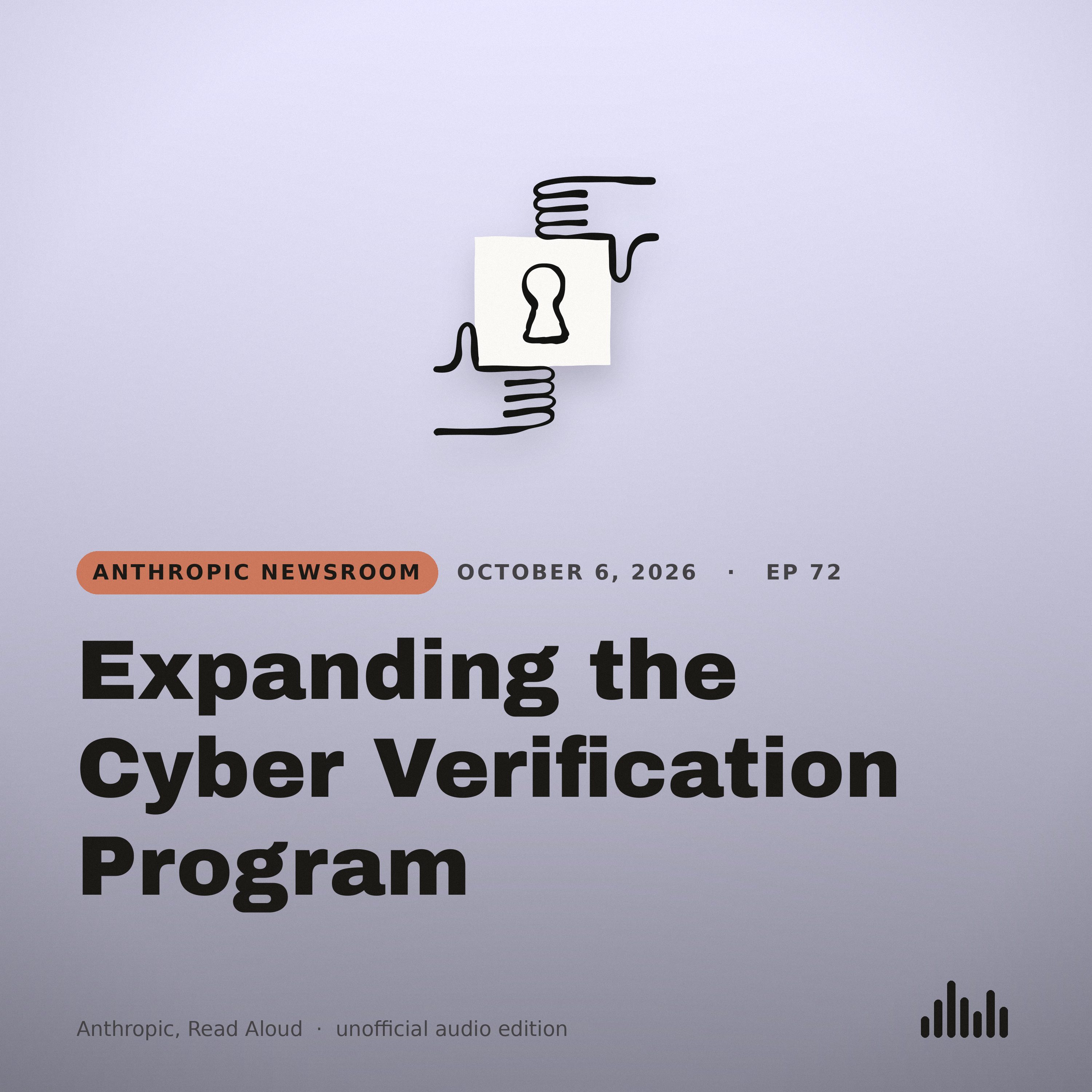 Episode artwork for “Expanding the Cyber Verification Program”