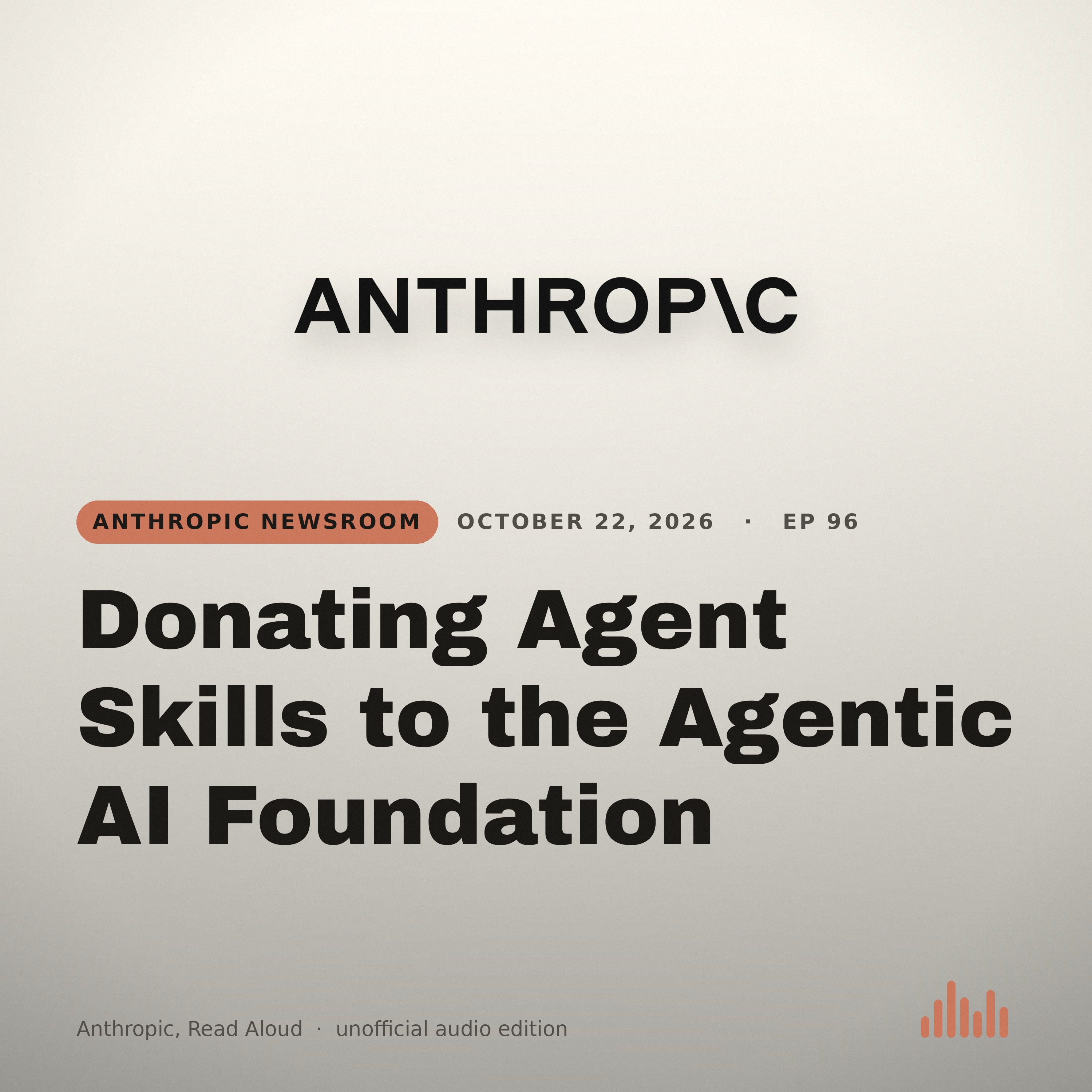Episode artwork for “Donating Agent Skills to the Agentic AI Foundation”