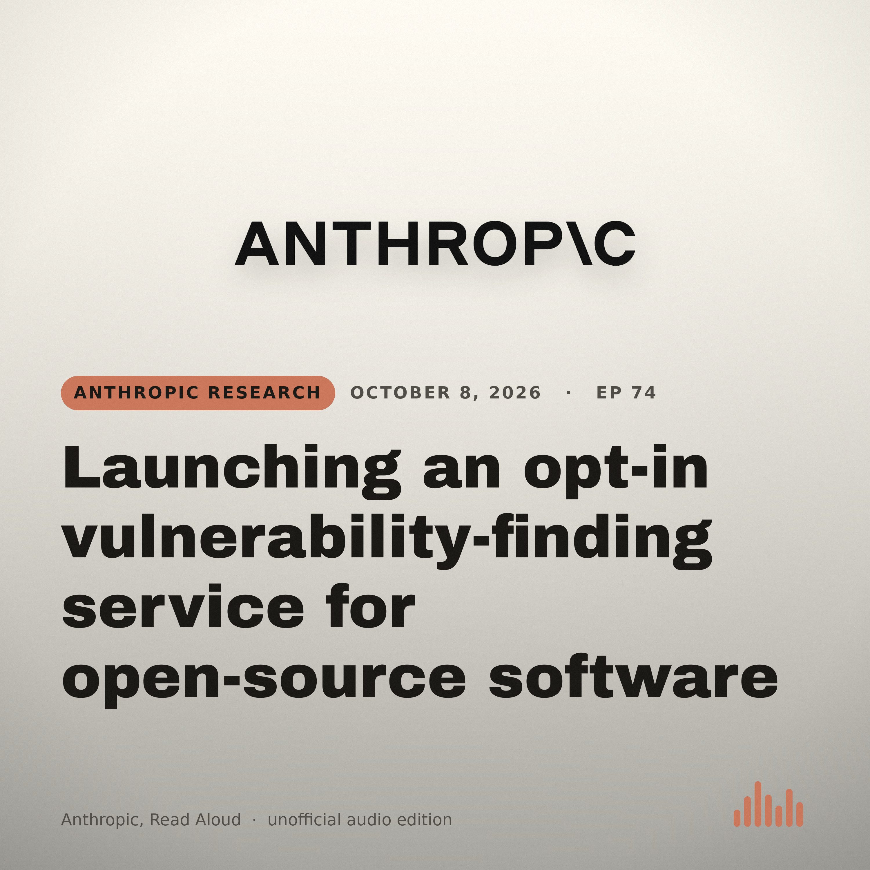 Episode artwork for “Launching an opt-in vulnerability-finding service for open-source software”