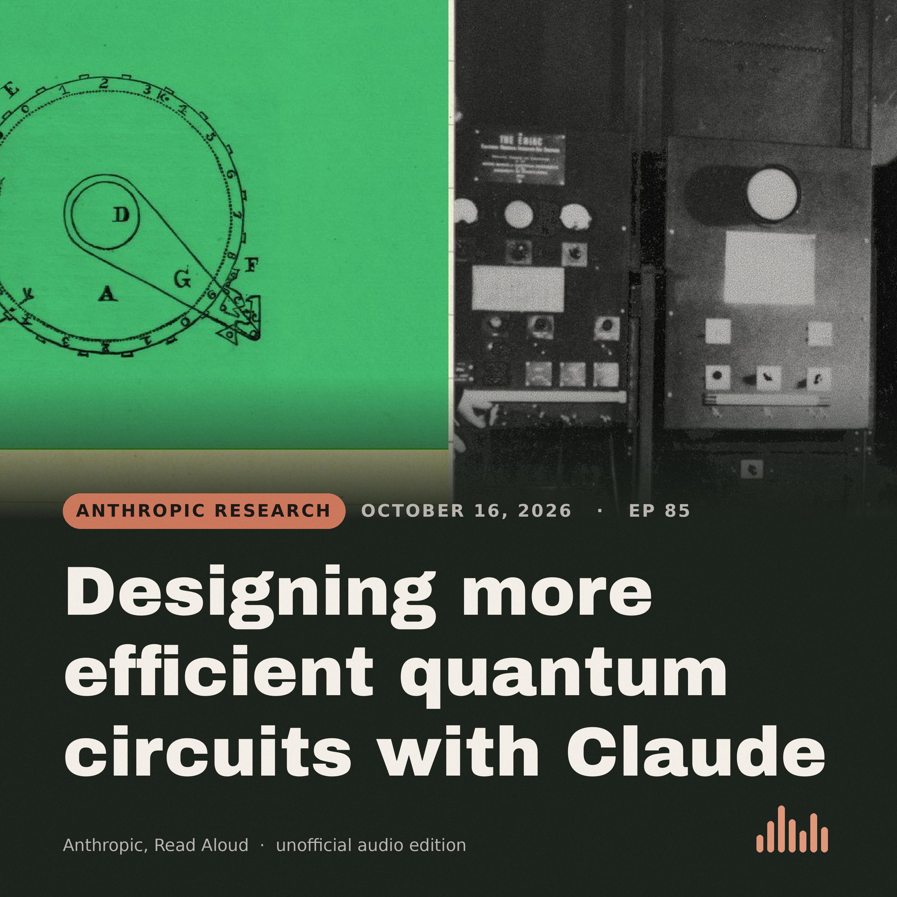 Episode artwork for “Designing more efficient quantum circuits with Claude”