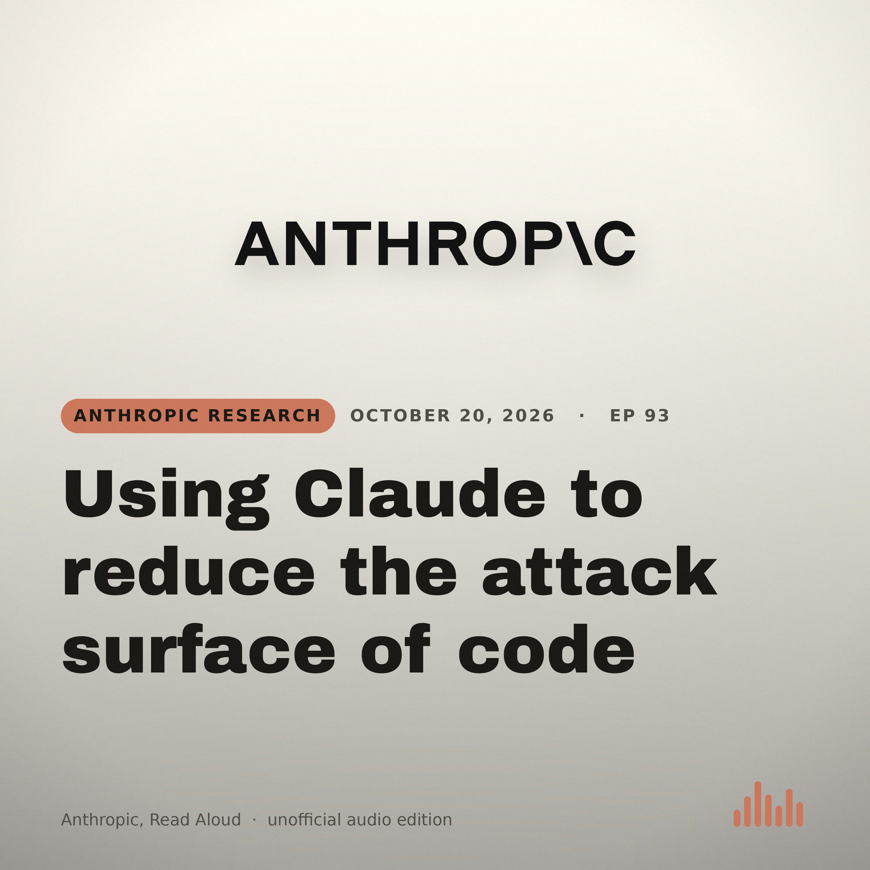 Episode artwork for “Using Claude to reduce the attack surface of code”