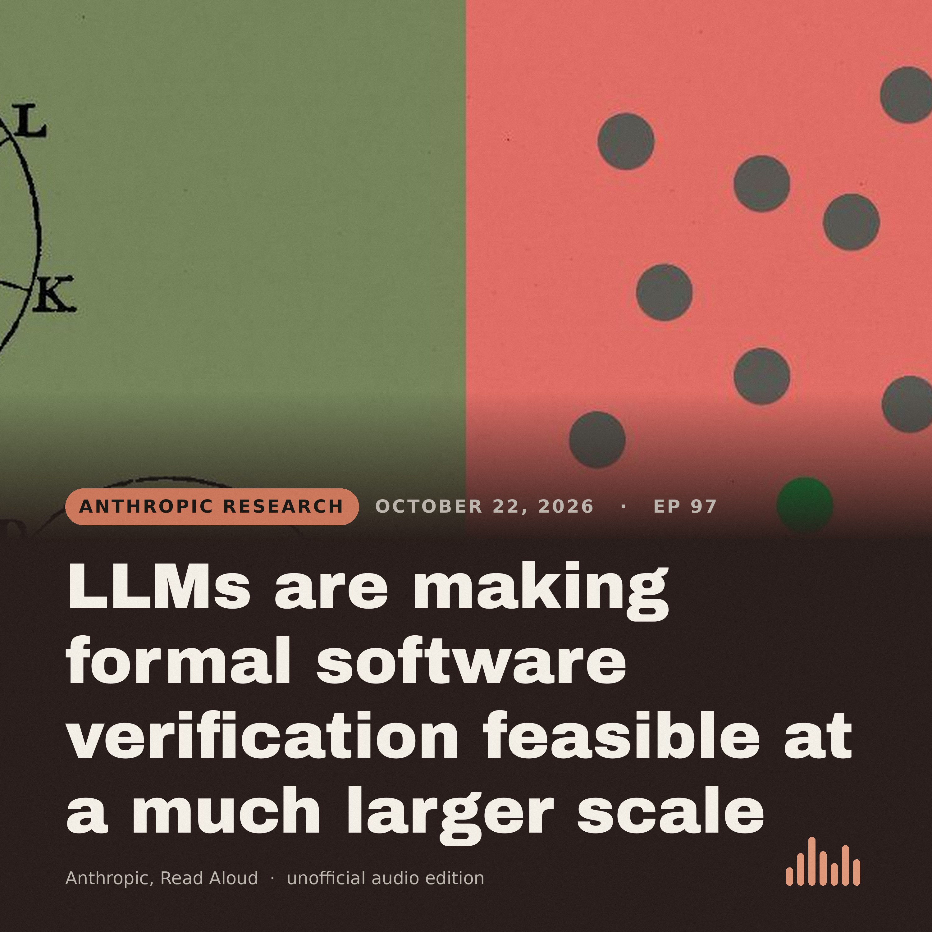 Episode artwork for “LLMs are making formal software verification feasible at a much larger scale”